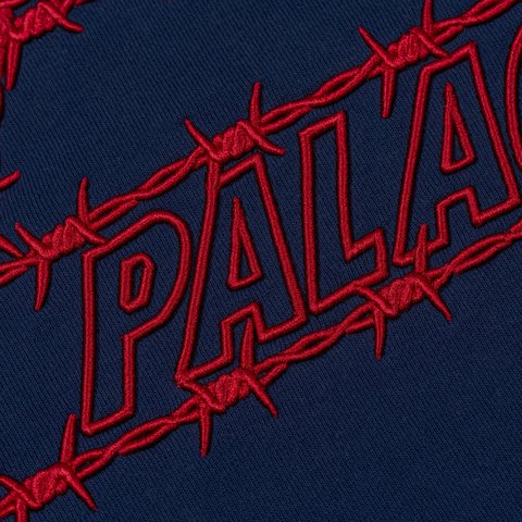 Palace BARBED TRI-FERG HOOD NAVY - Colorway