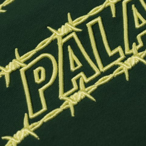 Palace BARBED TRI-FERG HOOD RACEY GREEN - Colorway