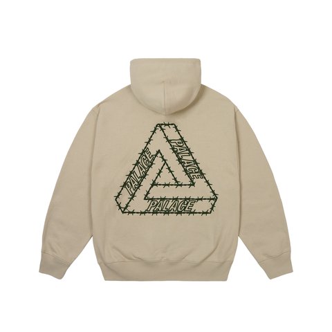 Palace BARBED TRI-FERG HOOD STONEY GREY - Colorway