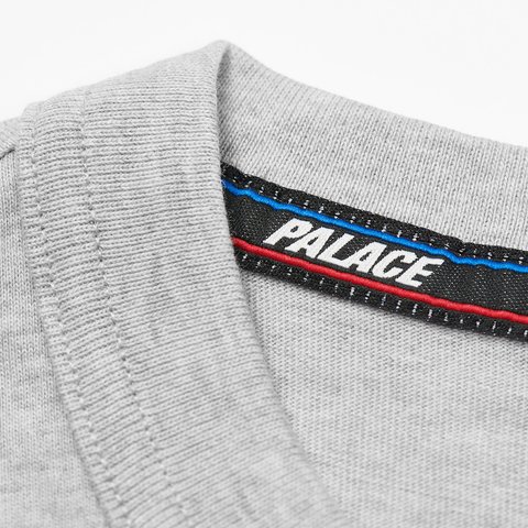 Palace BASICALLY A T-SHIRT GREY MARL - Colorway