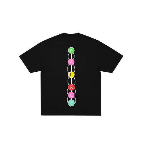 Palace CHAKRADICAL T-SHIRT BLACK - Colorway