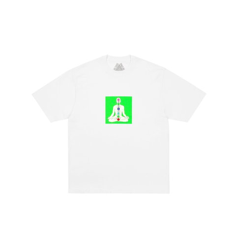 Palace CHAKRADICAL T-SHIRT WHITE - Colorway
