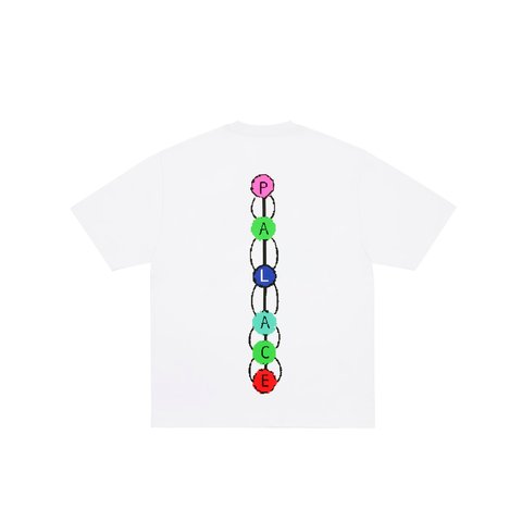 Palace CHAKRADICAL T-SHIRT WHITE - Colorway