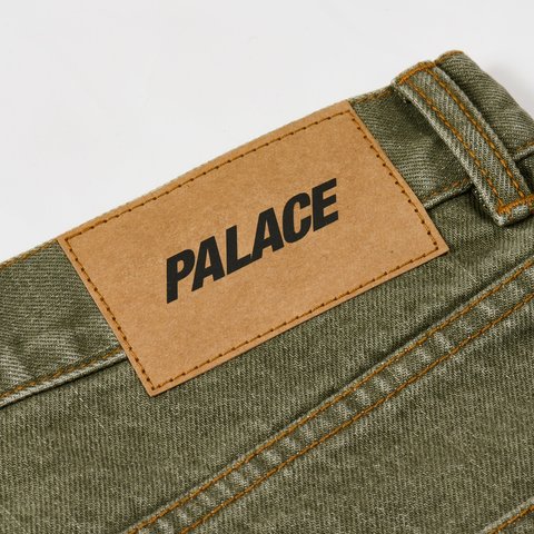 Palace DENIM SHORT THE DEEP GREEN - Colorway