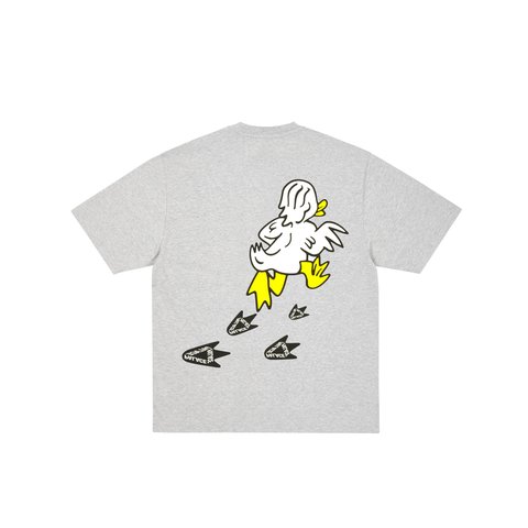 Palace DUCK OFF T-SHIRT GREY MARL - Colorway