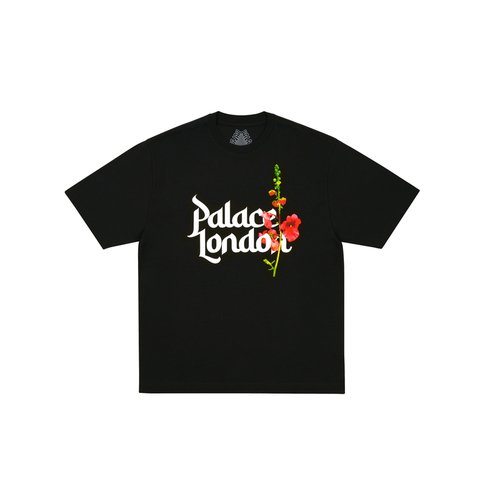 Palace FLOWER TYPE T-SHIRT BLACK - Colorway