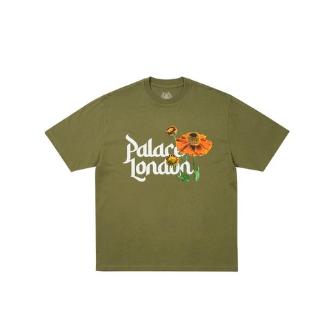 Palace FLOWER TYPE T-SHIRT THE DEEP GREEN - Colorway