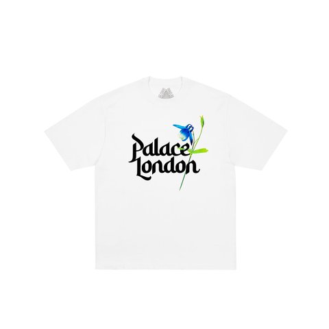 Palace FLOWER TYPE T-SHIRT WHITE - Colorway