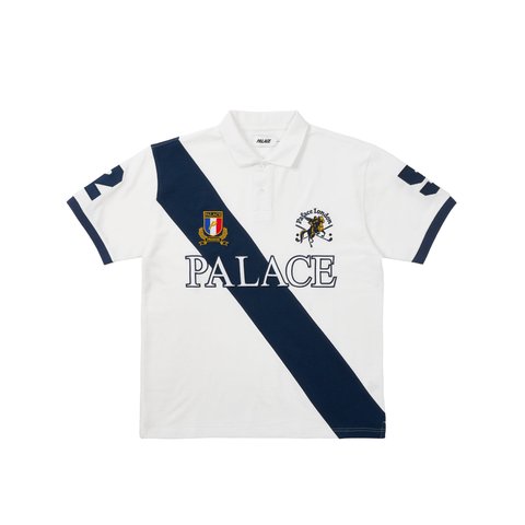 Palace GEEZER POLO WHITE / NAVY - Colorway