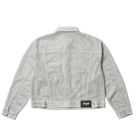Palace MESH TRUCKER JACKET CONCRETE GREY - Colorway