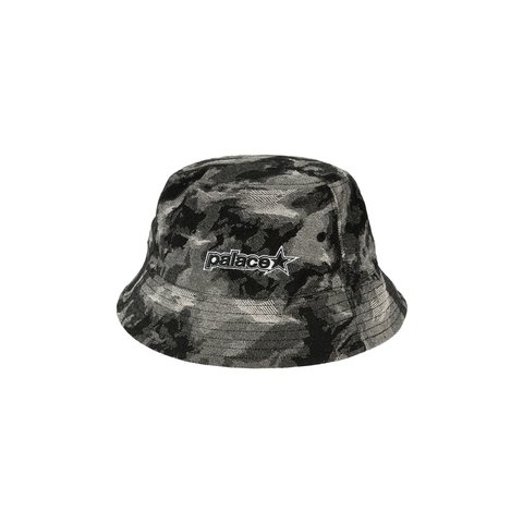 Palace P STAR BUCKET HAT BLACK DENIM - Colorway