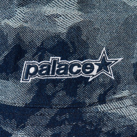 Palace P STAR BUCKET HAT STONEWASH DENIM - Colorway
