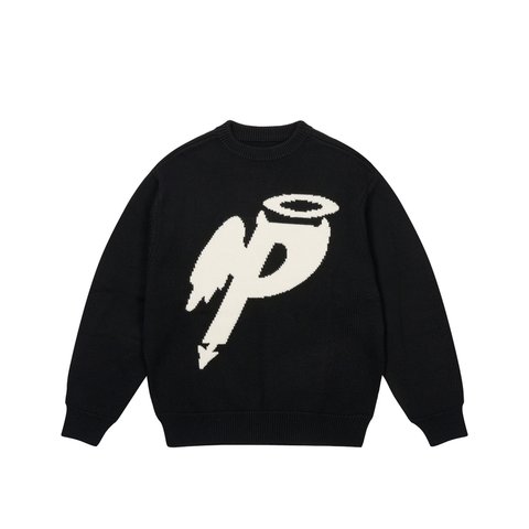 Palace P WING KNIT BLACK - Colorway