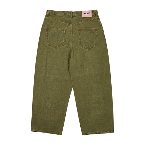Palace P100 SUPER BAGGY JEAN THE DEEP GREEN - Colorway