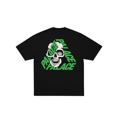 Palace P3 SKULL T-SHIRT BLACK - Colorway