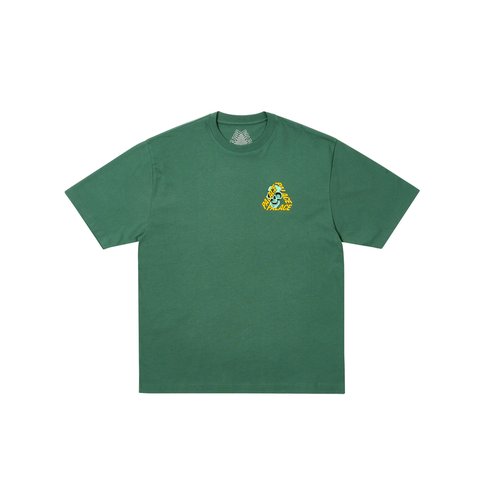 Palace P3 SKULL T-SHIRT RACEY GREEN - Colorway