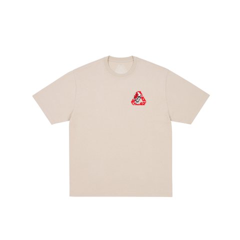Palace P3 SKULL T-SHIRT STONEY GREY - Colorway