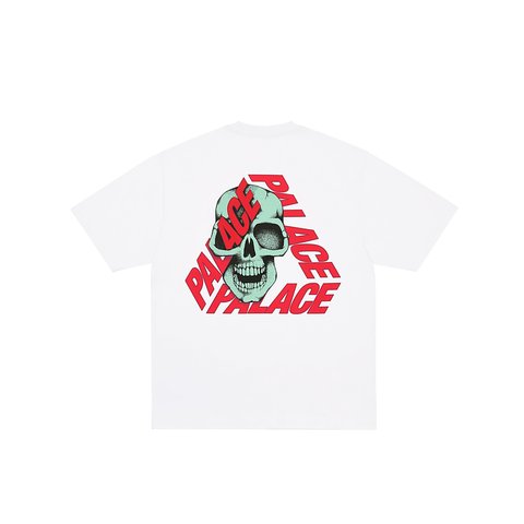Palace P3 SKULL T-SHIRT WHITE - Colorway