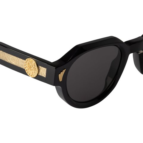 Palace PALACE CUTLER AND GROSS VICTORY ROUND SUNGLASSES BLACK - Colorway