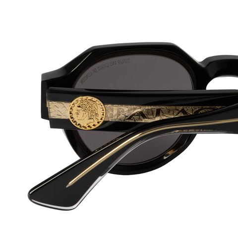 Palace PALACE CUTLER AND GROSS VICTORY ROUND SUNGLASSES BLACK - Colorway