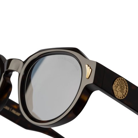 Palace PALACE CUTLER AND GROSS VICTORY ROUND SUNGLASSES HAVANA - Colorway