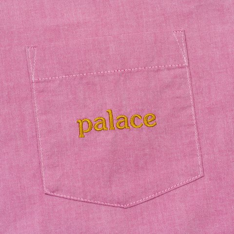 Palace PALACE OXFORD SHIRT BURGUNDY - Colorway