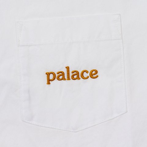 Palace PALACE OXFORD SHIRT SOFT WHITE - Colorway