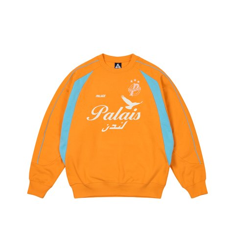 Palace PALAIS PRO-TEAM CREW TIGER ORANGE - Colorway