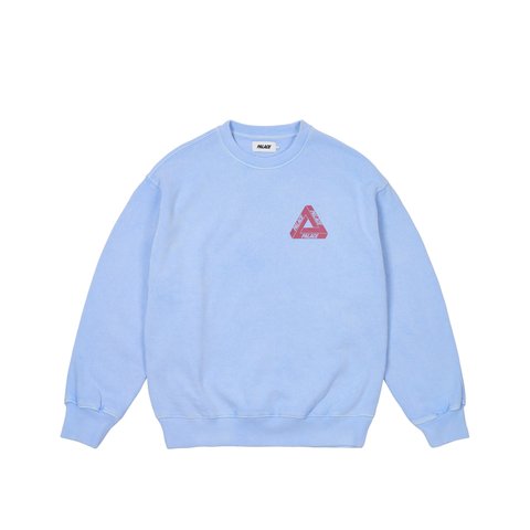 Palace REACTO TRI-FERG CREW BLUE - Colorway