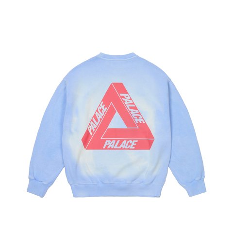 Palace REACTO TRI-FERG CREW BLUE - Colorway