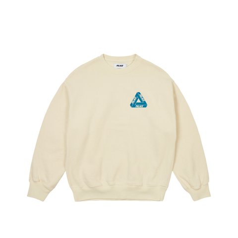 Palace REACTO TRI-FERG CREW WHITE - Colorway