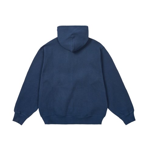 Palace STAMP WAFFLE ZIP HOOD NAVY - Colorway