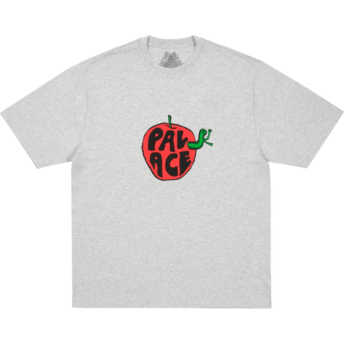 BAD APPLE T-SHIRT GREY MARL