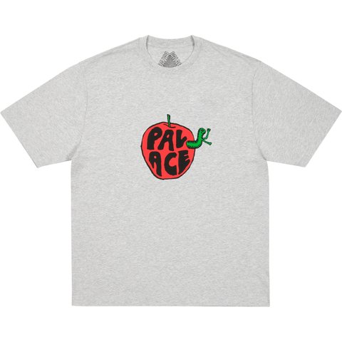 Palace BAD APPLE T-SHIRT GREY MARL - $48.00