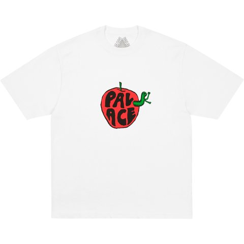 Palace BAD APPLE T-SHIRT WHITE - $48.00