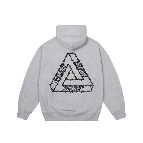 Palace BARBED TRI-FERG HOOD GREY MARL - Colorway