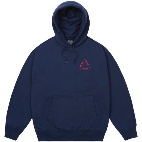 Palace BARBED TRI-FERG HOOD NAVY - $178.00