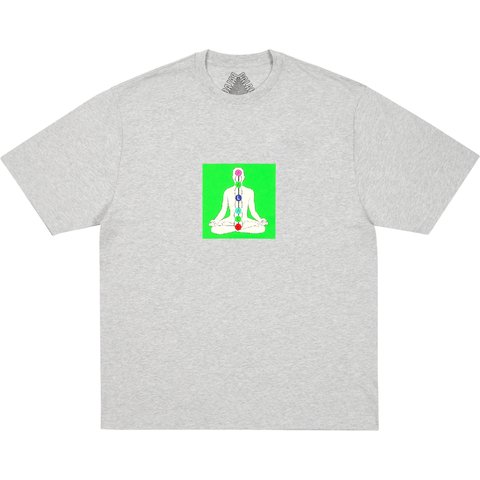 Palace CHAKRADICAL T-SHIRT GREY MARL - $48.00