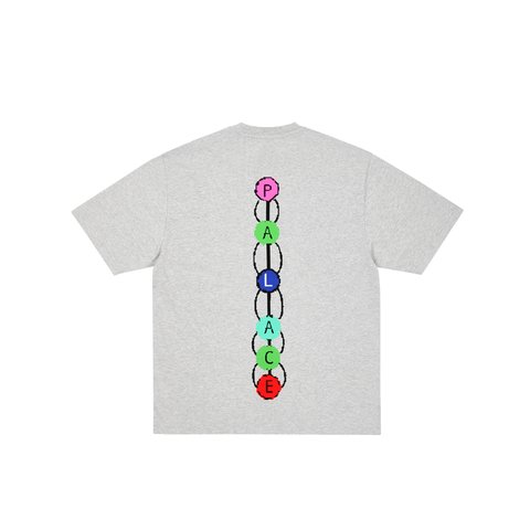 Palace CHAKRADICAL T-SHIRT GREY MARL - Colorway