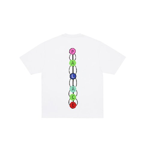 Palace CHAKRADICAL T-SHIRT WHITE - Colorway