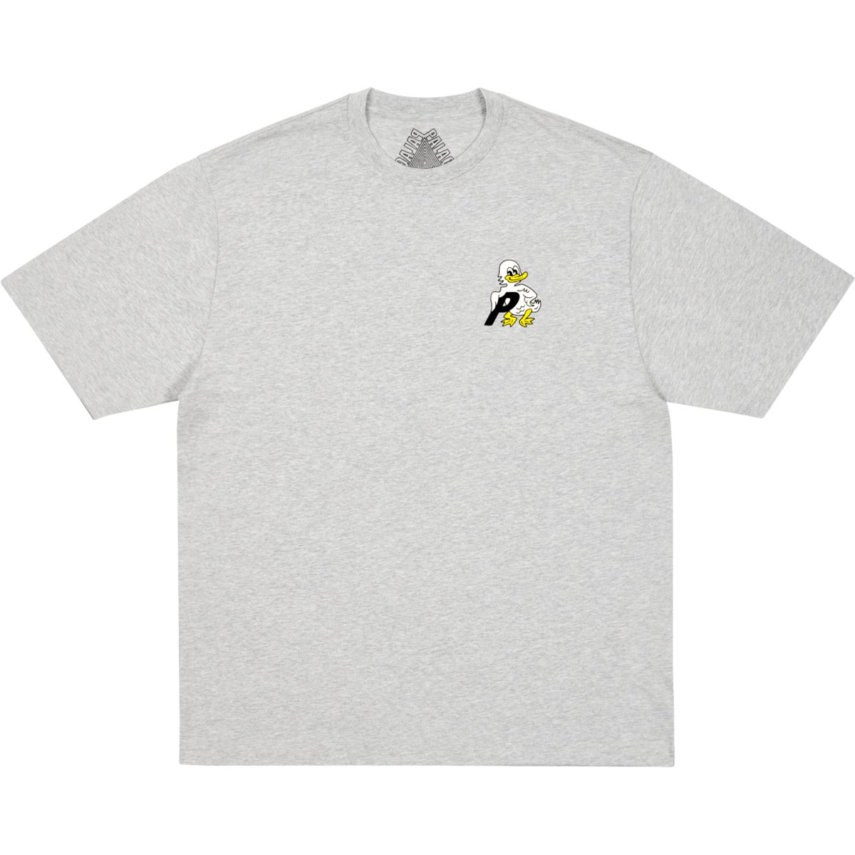 DUCK OFF T-SHIRT GREY MARL