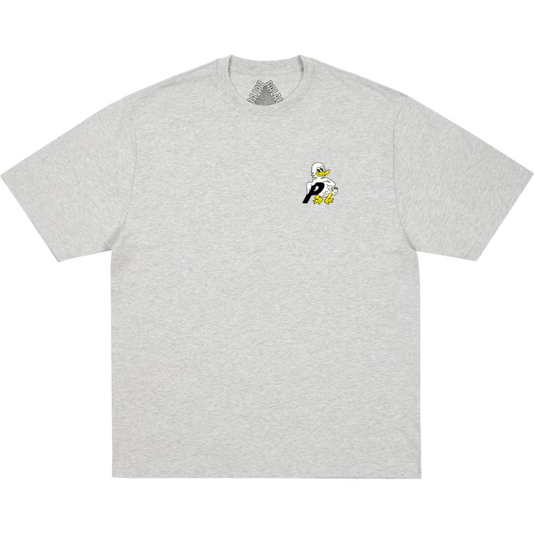 Palace DUCK OFF T-SHIRT GREY MARL (Summer 2025) - €48.00
