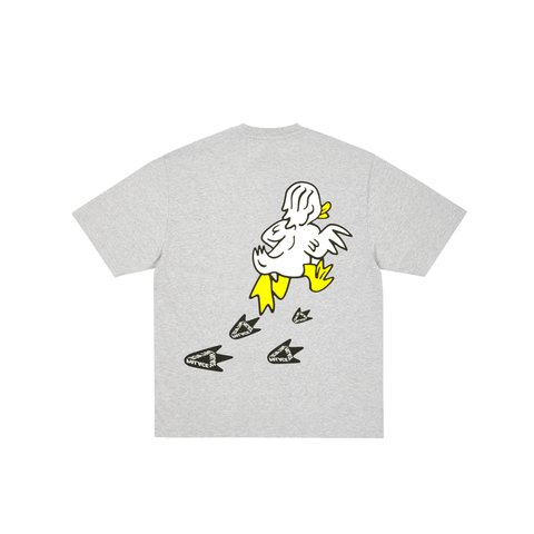 Palace DUCK OFF T-SHIRT GREY MARL - Colorway