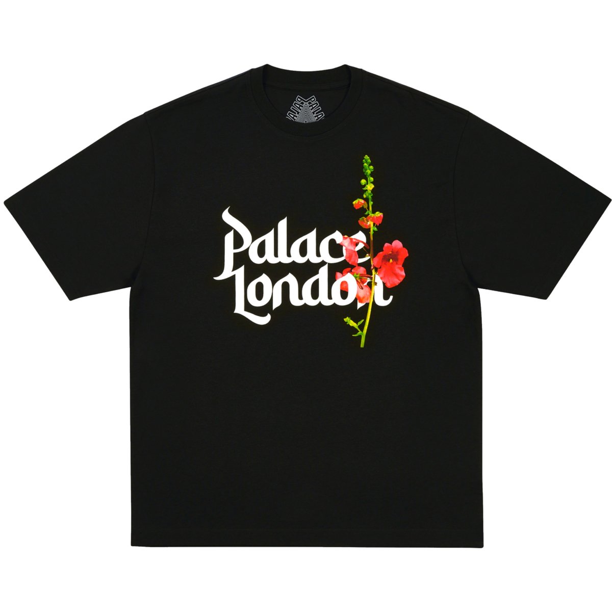 FLOWER TYPE T-SHIRT BLACK