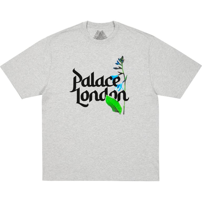 Palace FLOWER TYPE T-SHIRT GREY MARL (Summer 2025) - €48.00