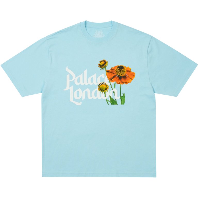 Palace FLOWER TYPE T-SHIRT SKYLINE BLUE (Summer 2025) - €48.00