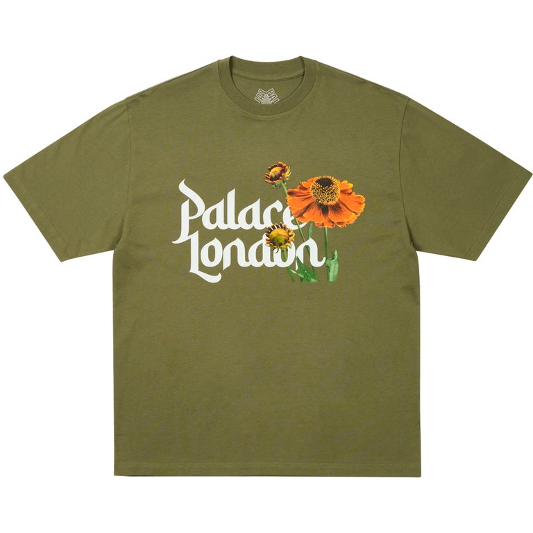 Palace FLOWER TYPE T-SHIRT THE DEEP GREEN (Summer 2025) - €48.00