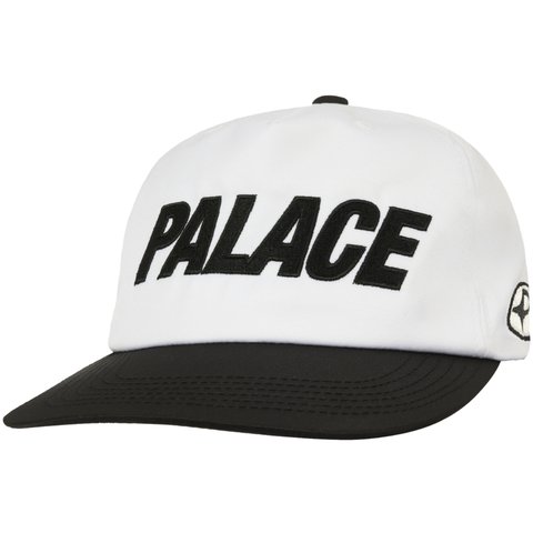 FONT SNAPBACK 5-PANEL WHITE / BLACK