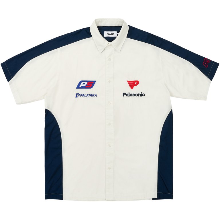 Palace GASSED UP SHIRT WHITE (Summer 2025) - €148.00