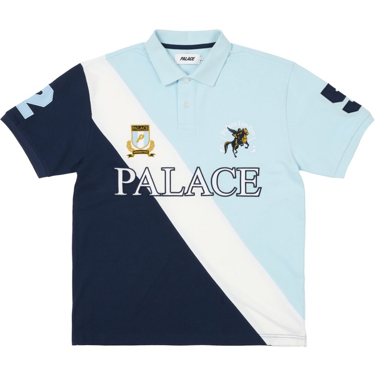 Palace GEEZER POLO NAVY / BLUE (Summer 2025) - $128.00